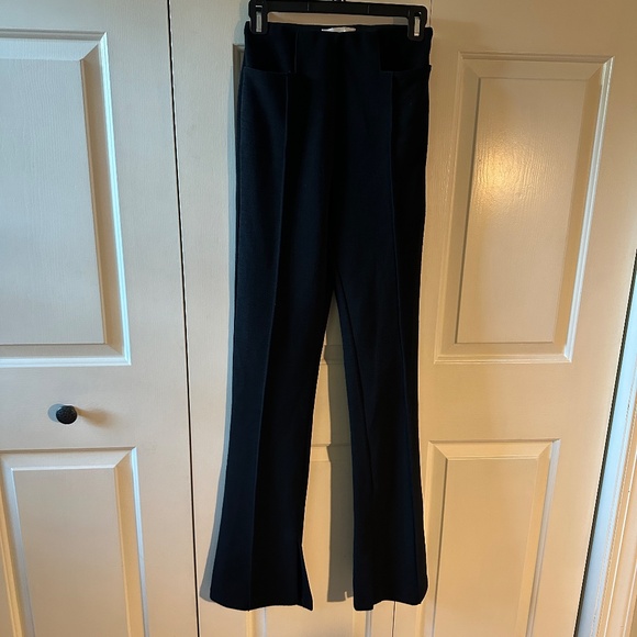 WAYF Slit Flare Leg Dress Pants - Black - Size Small - NWOT - Picture 2 of 12